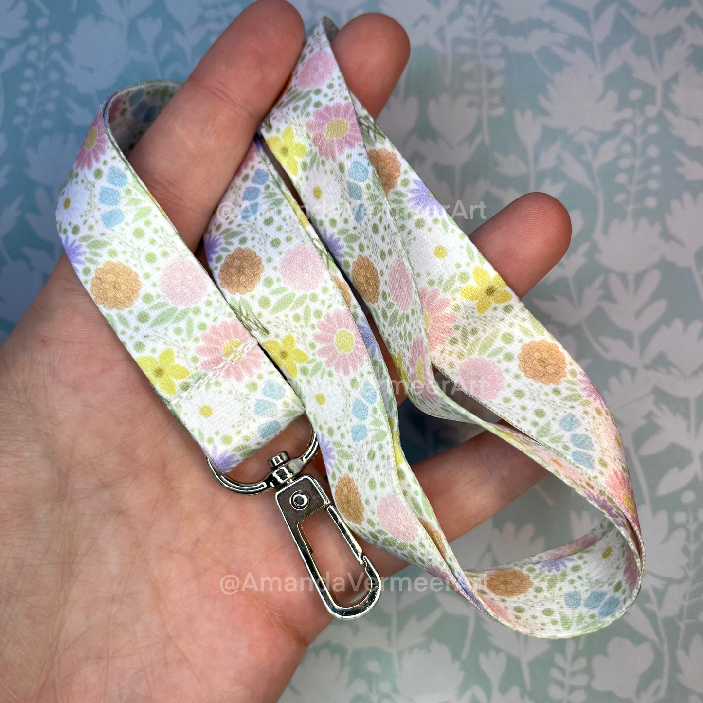 Flower Field Lanyard