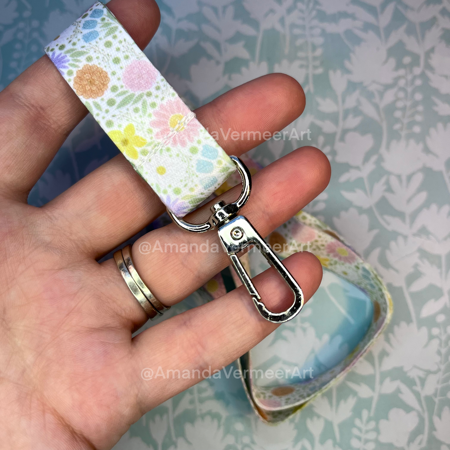 Flower Field Lanyard