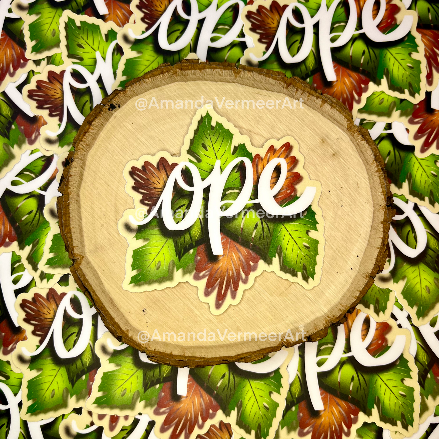 Ope Sticker, 3”x3”