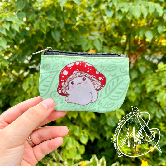 Mushroom Butt Zipper Pouch