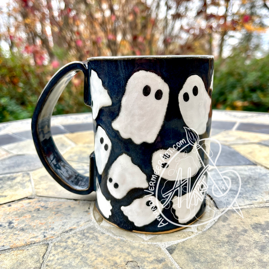 Blue Midnight Ghost Mug