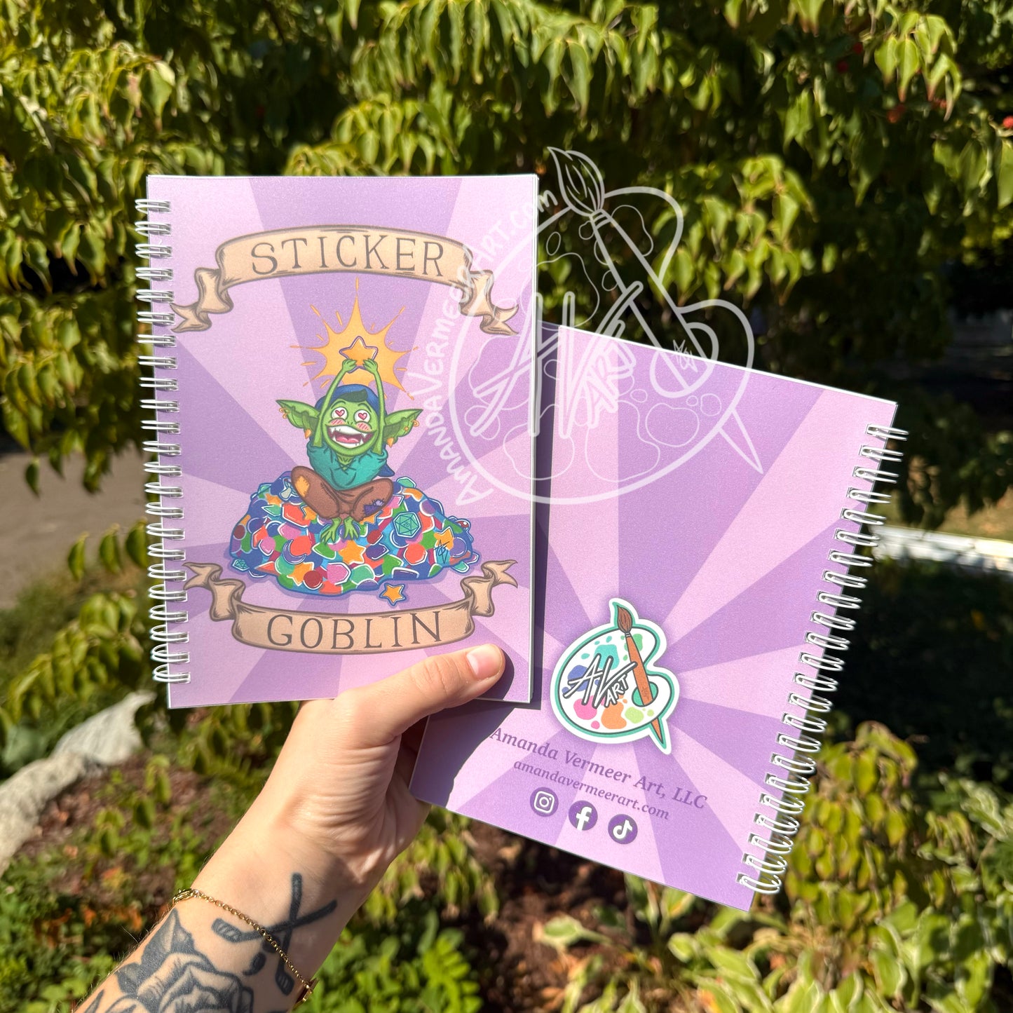 “Sticker Goblin” Reusable Sticker Book