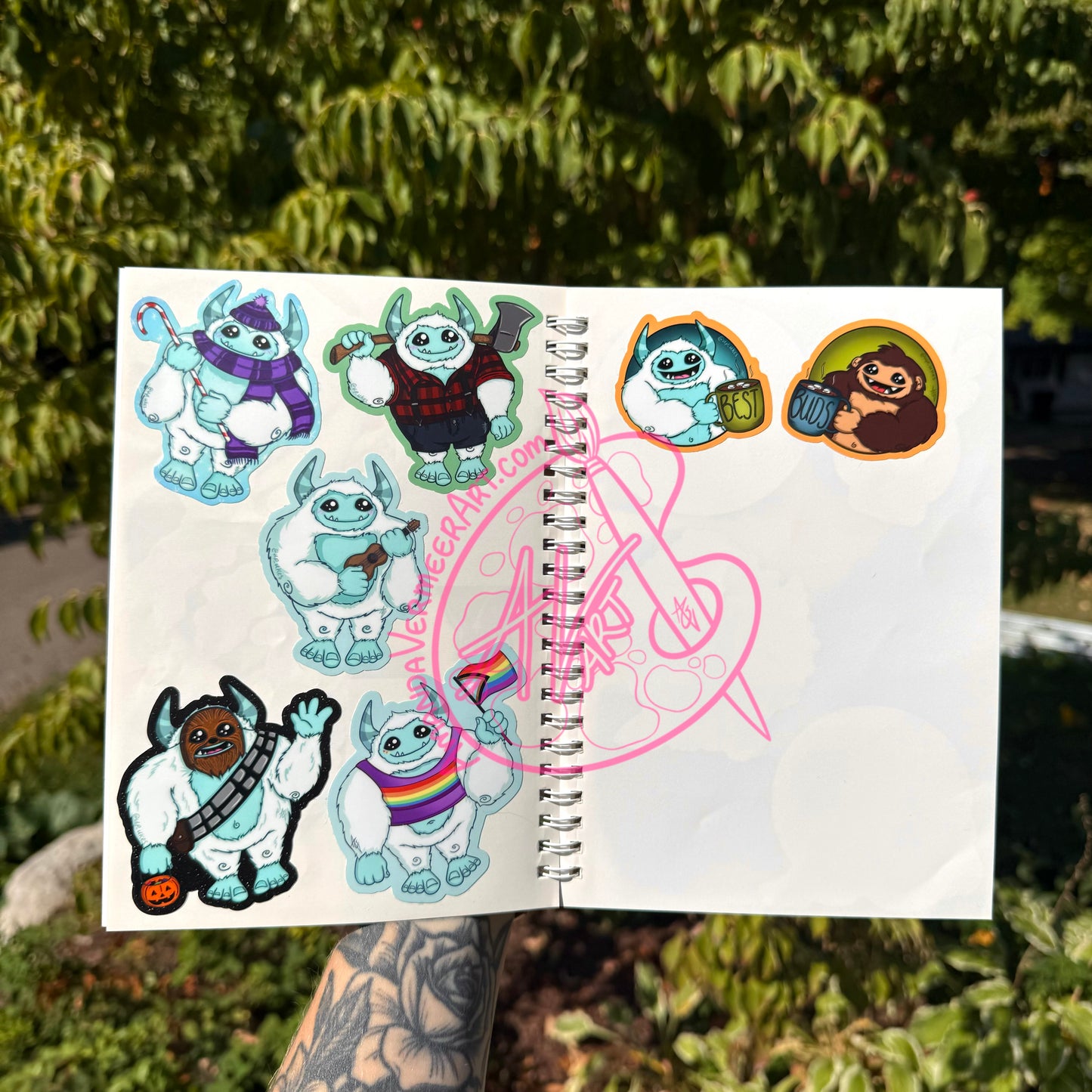 “Rainbow Commitment Issues Sticker Club” Reusable Sticker Book