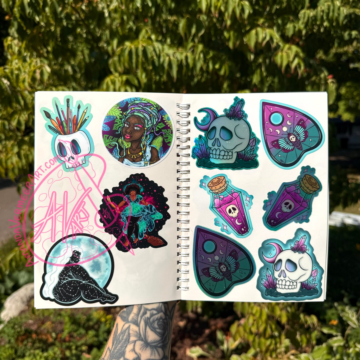 “Rainbow Commitment Issues Sticker Club” Reusable Sticker Book