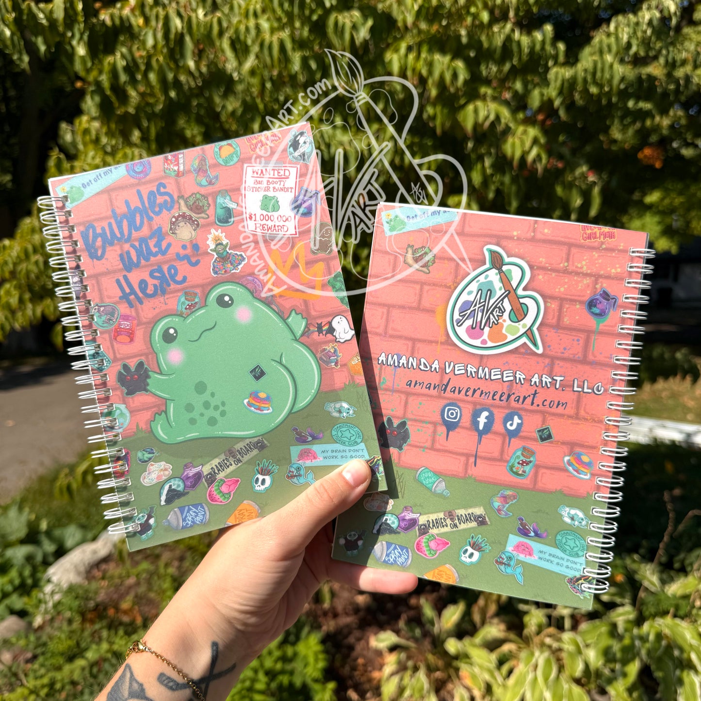 “Bubbles the Sticker Bandit” Reusable Sticker Book