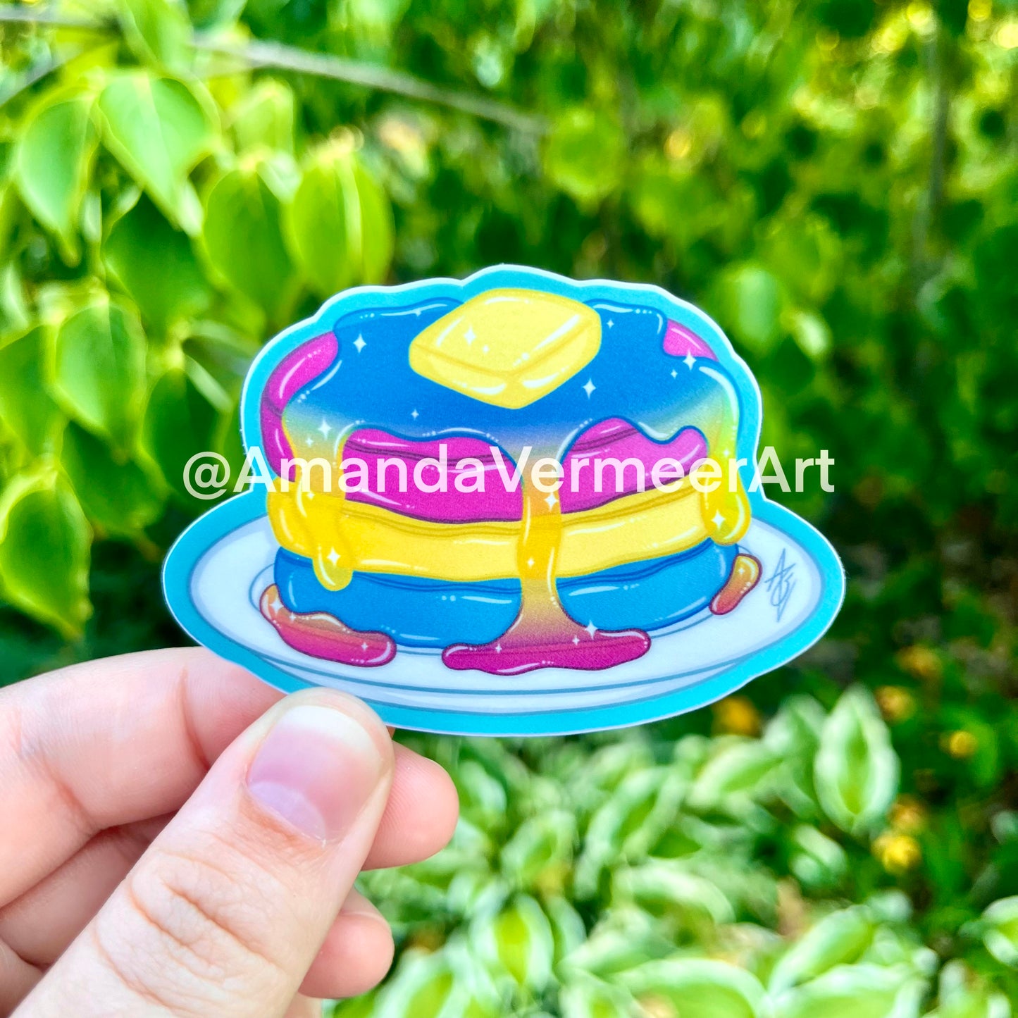 PANcakes Sticker, 3"x2"