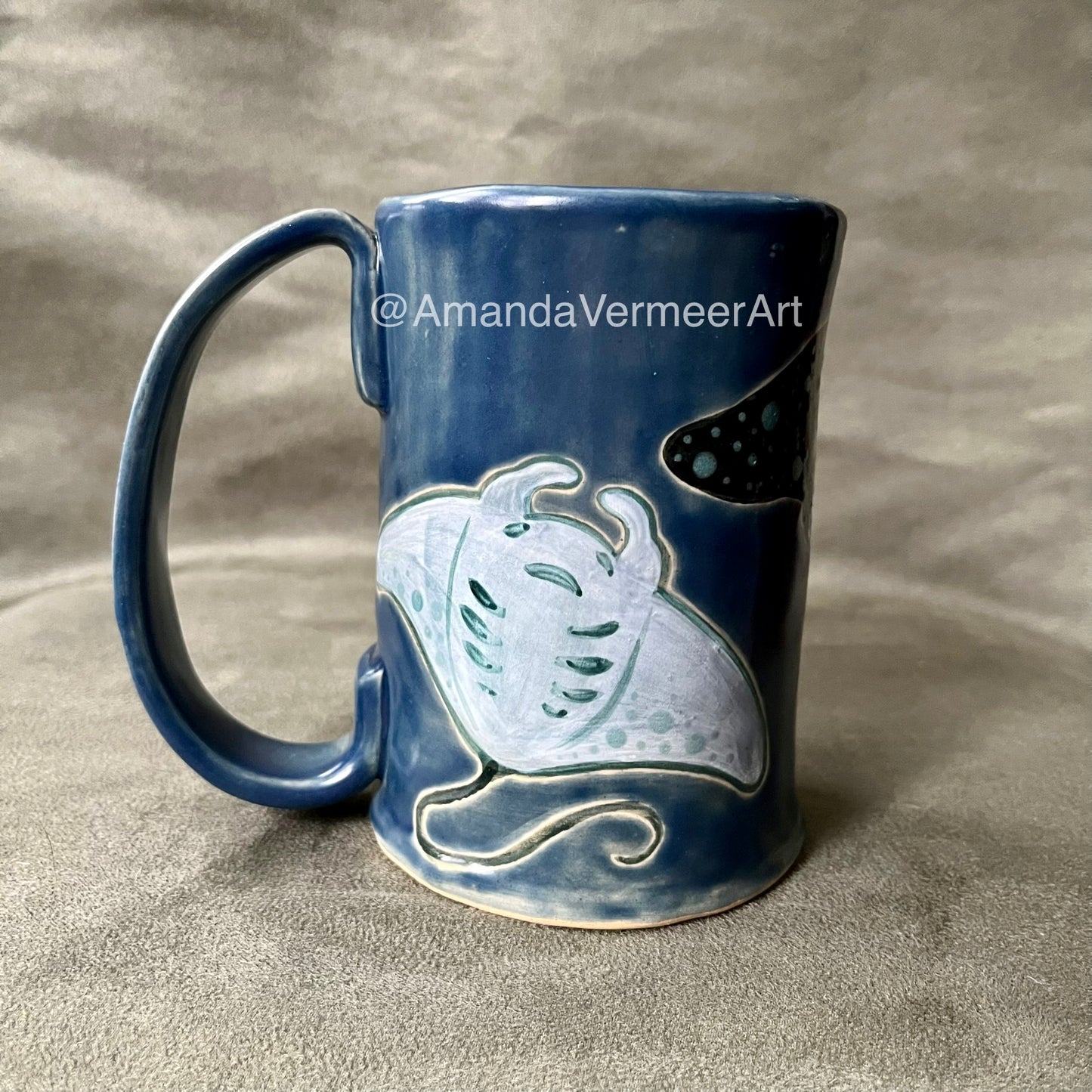 Blue Manta Ray Mug