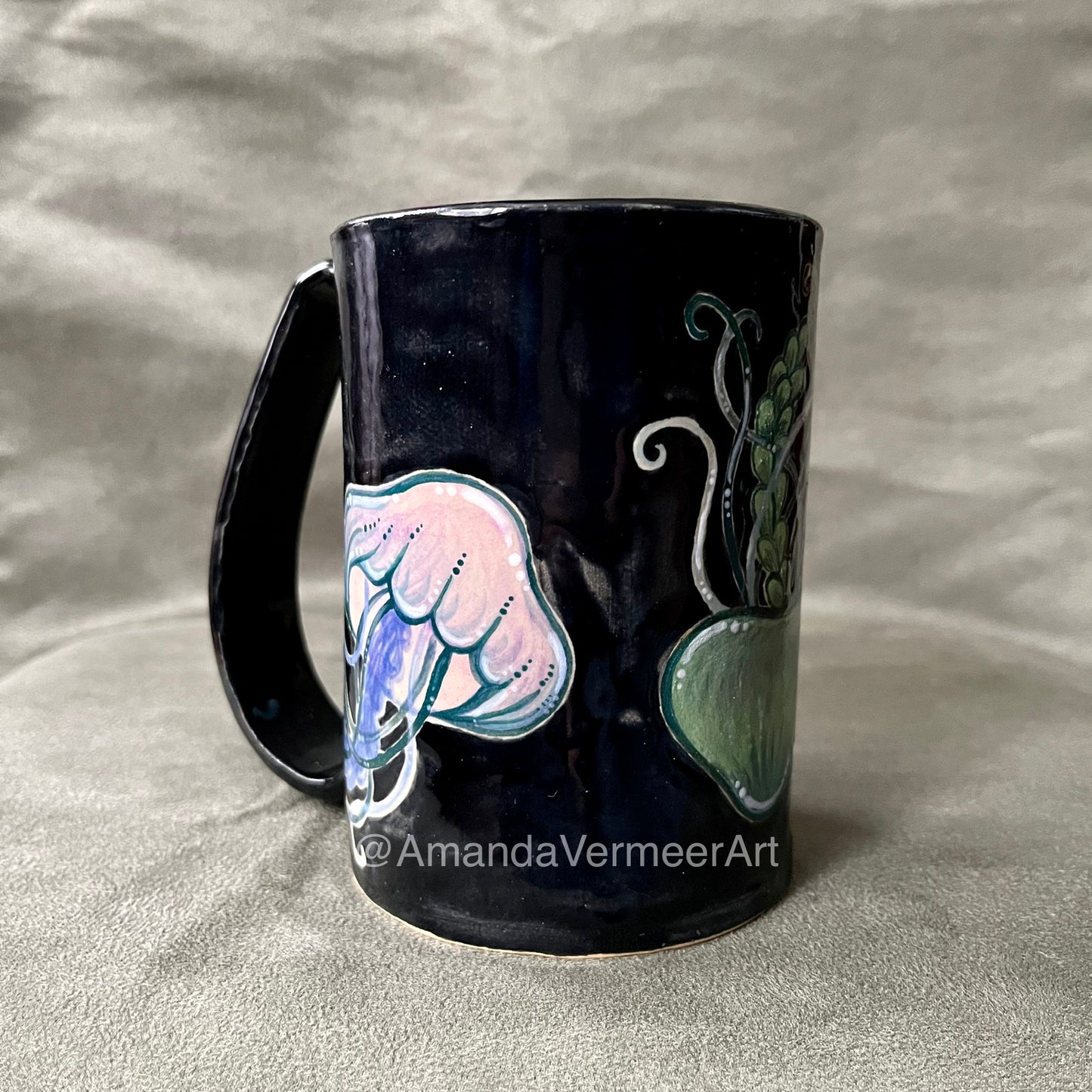 Black Jellyfish Mug