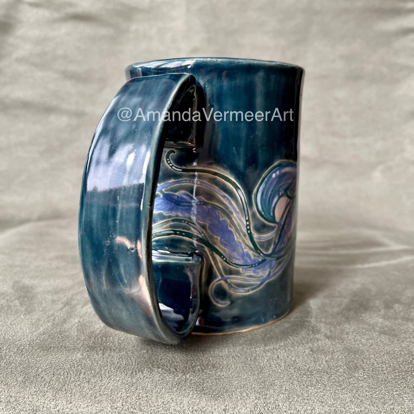 Blue Jellyfish Mug