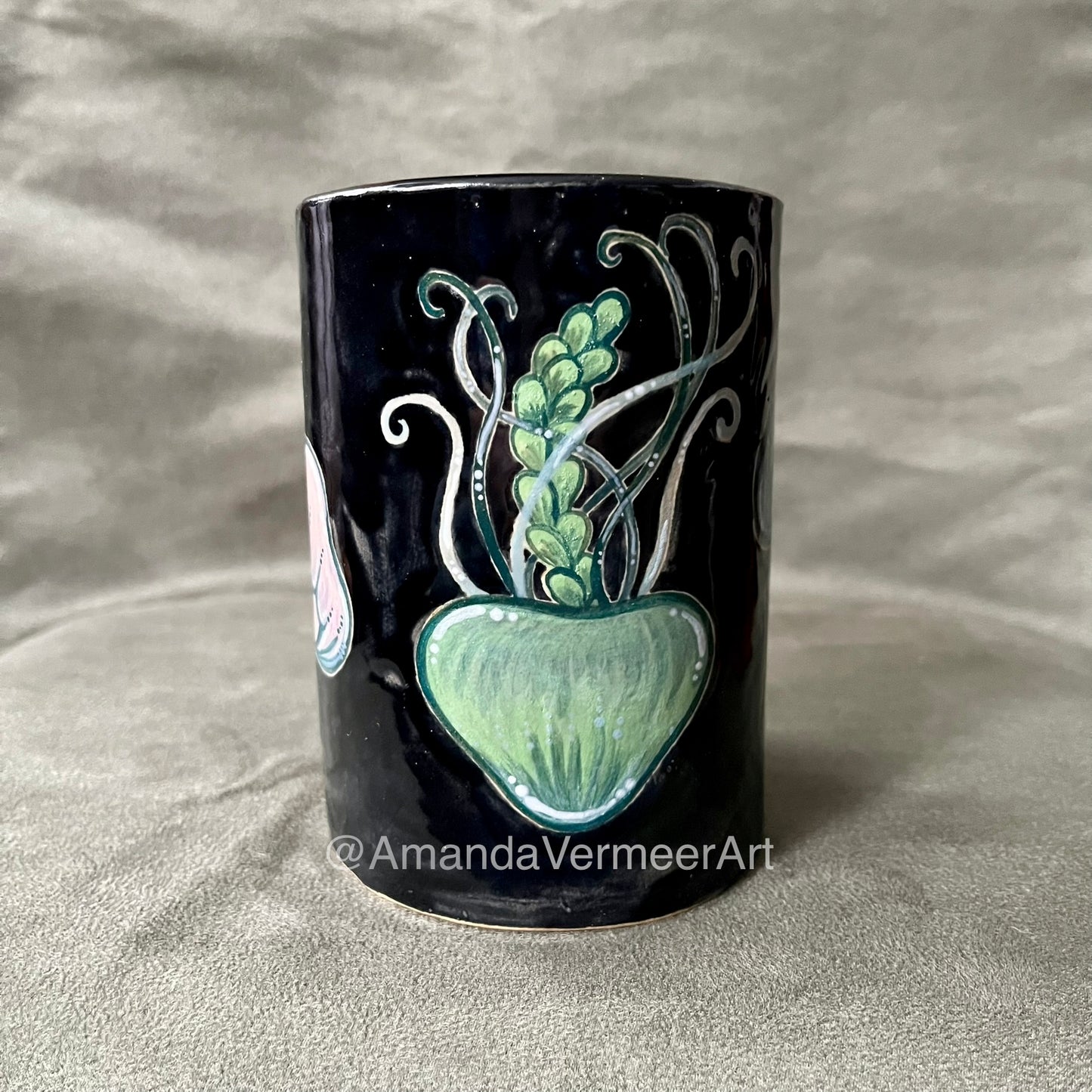 Black Jellyfish Mug