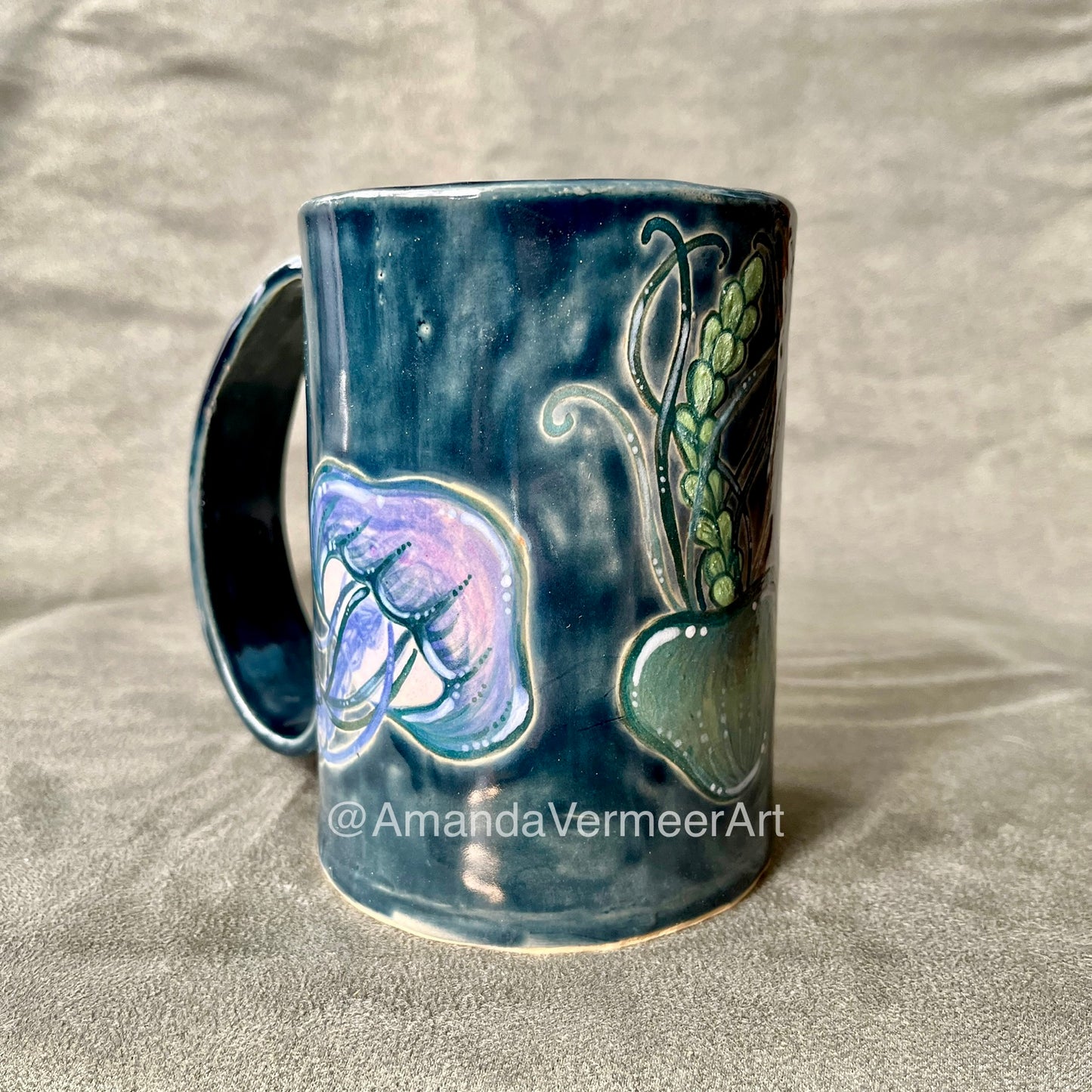 Blue Jellyfish Mug