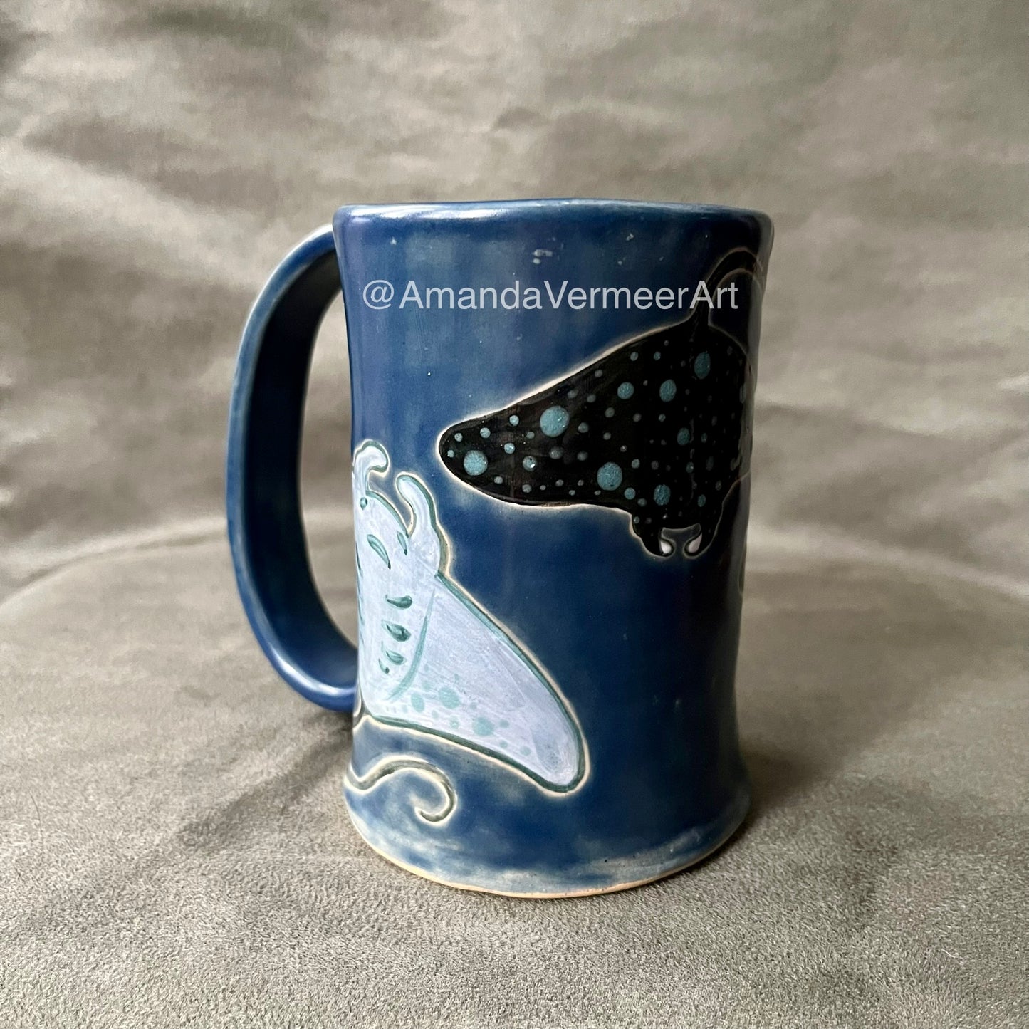 Blue Manta Ray Mug