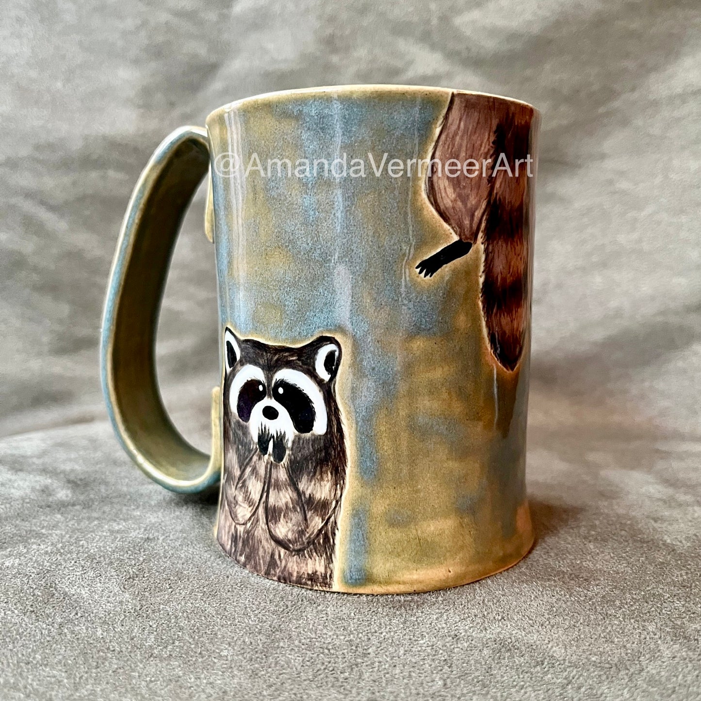 Mischievous Raccoon Mug