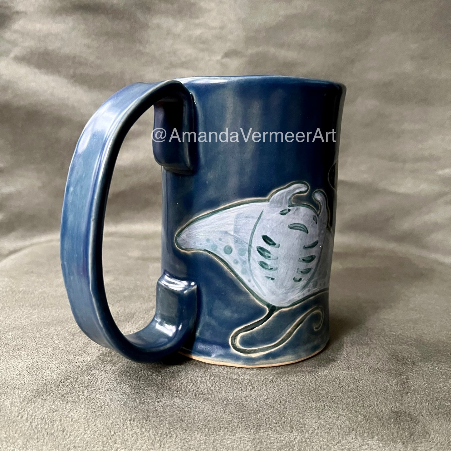 Blue Manta Ray Mug