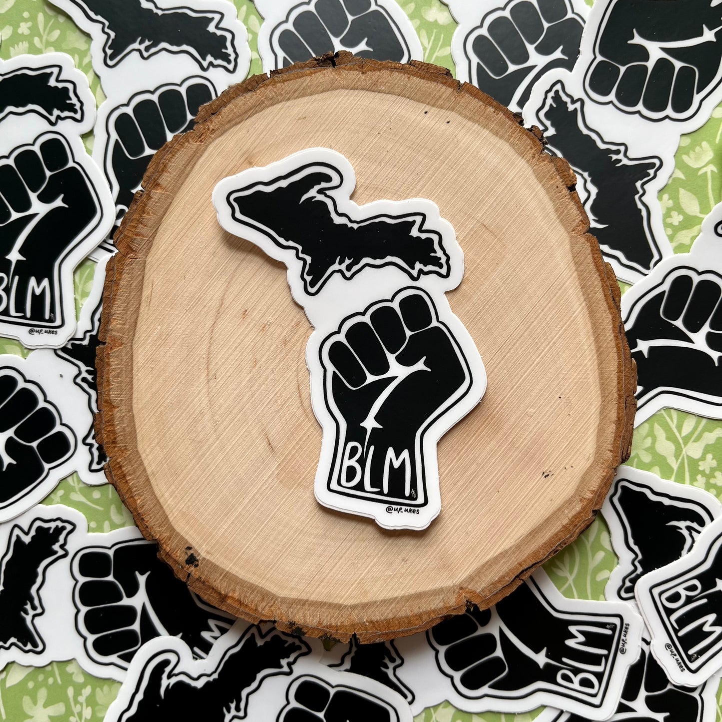 Black Lives Matter Michigan Sticker, 3”x3”