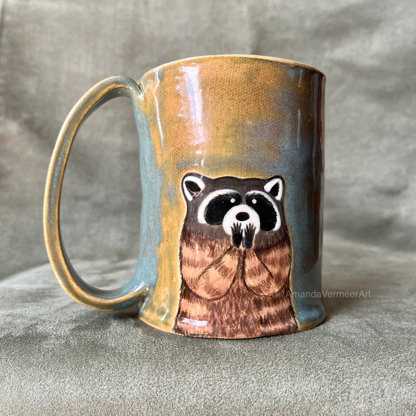 Mischievous Raccoon Mug