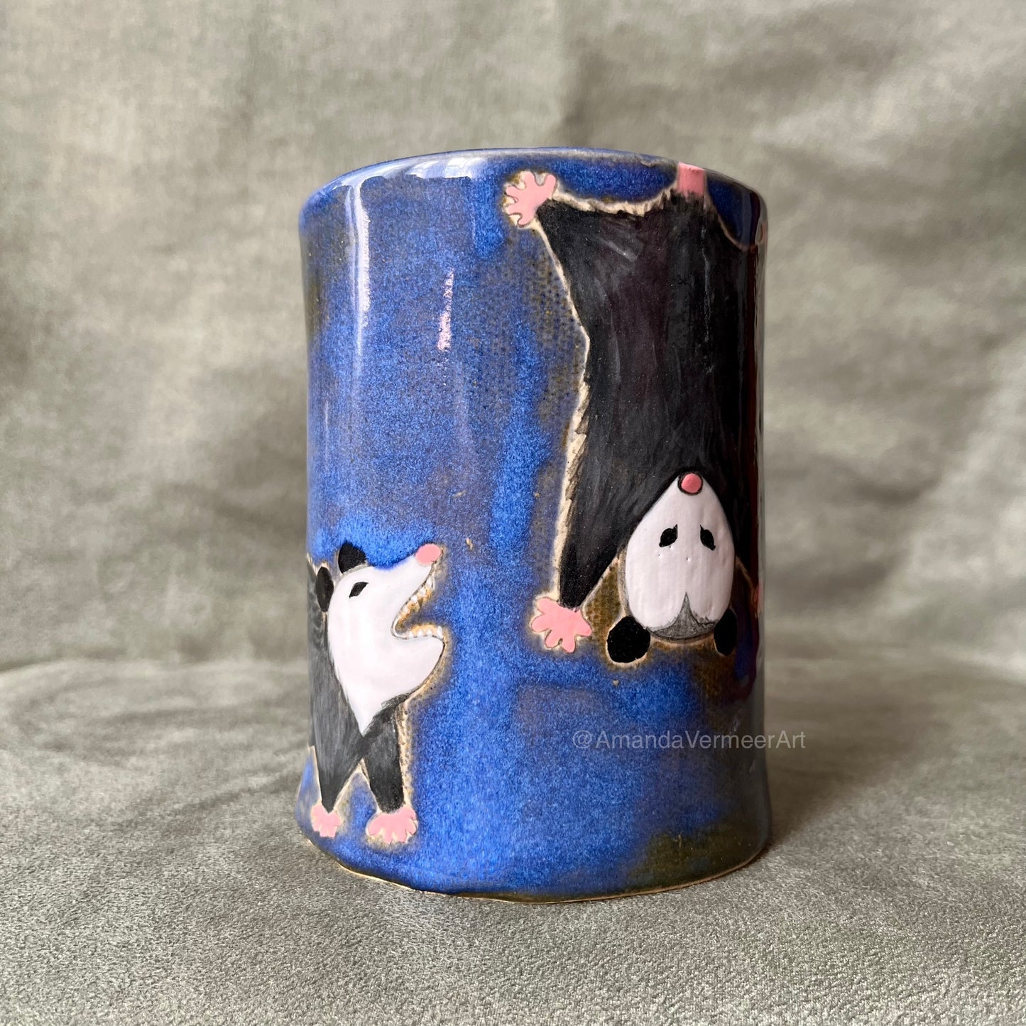 Midnight Blue Opossum Mug